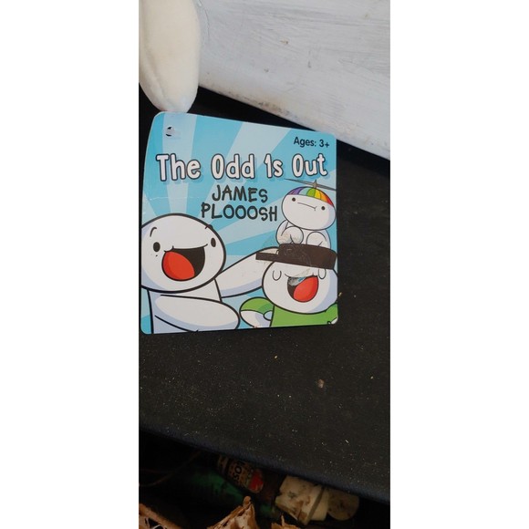 UCC James the Odd 1's Ones Out Plooosh Doll 11" White Plush Propeller Beanie - Picture 4 of 6